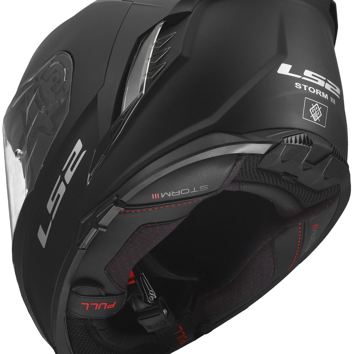LS2 FF818 Storm III Solid Zwart Mat Integraalhelm ECE 22.06 – foto 7