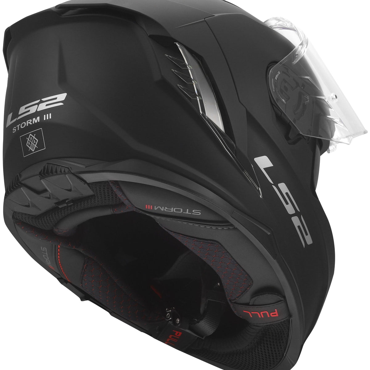 LS2 FF818 Storm III Solid Zwart Mat Integraalhelm ECE 22.06 – foto 8