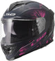 LS2 FF818 Storm III Burst Zwart Mat/Roze Integraalhelm ECE 22.06