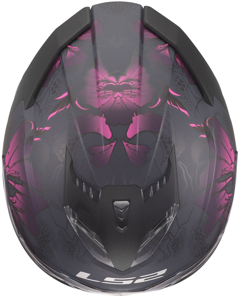 LS2 FF818 Storm III Burst Zwart Mat/Roze Integraalhelm ECE 22.06 – foto 5