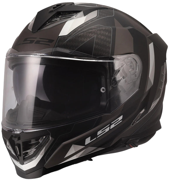 LS2 FF818 Storm III Sporty Mat Zwart/Grijs Integraalhelm ECE 22.06
