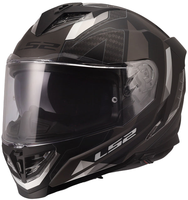 LS2 FF818 Storm III Sporty Zwart Mat/Grijs Integraalhelm ECE 22.06