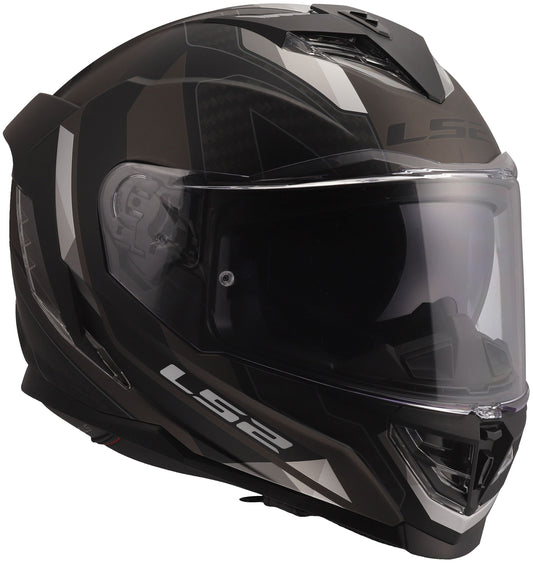 LS2 FF818 Storm III Sporty Zwart Mat/Grijs Integraalhelm ECE 22.06 – foto 2