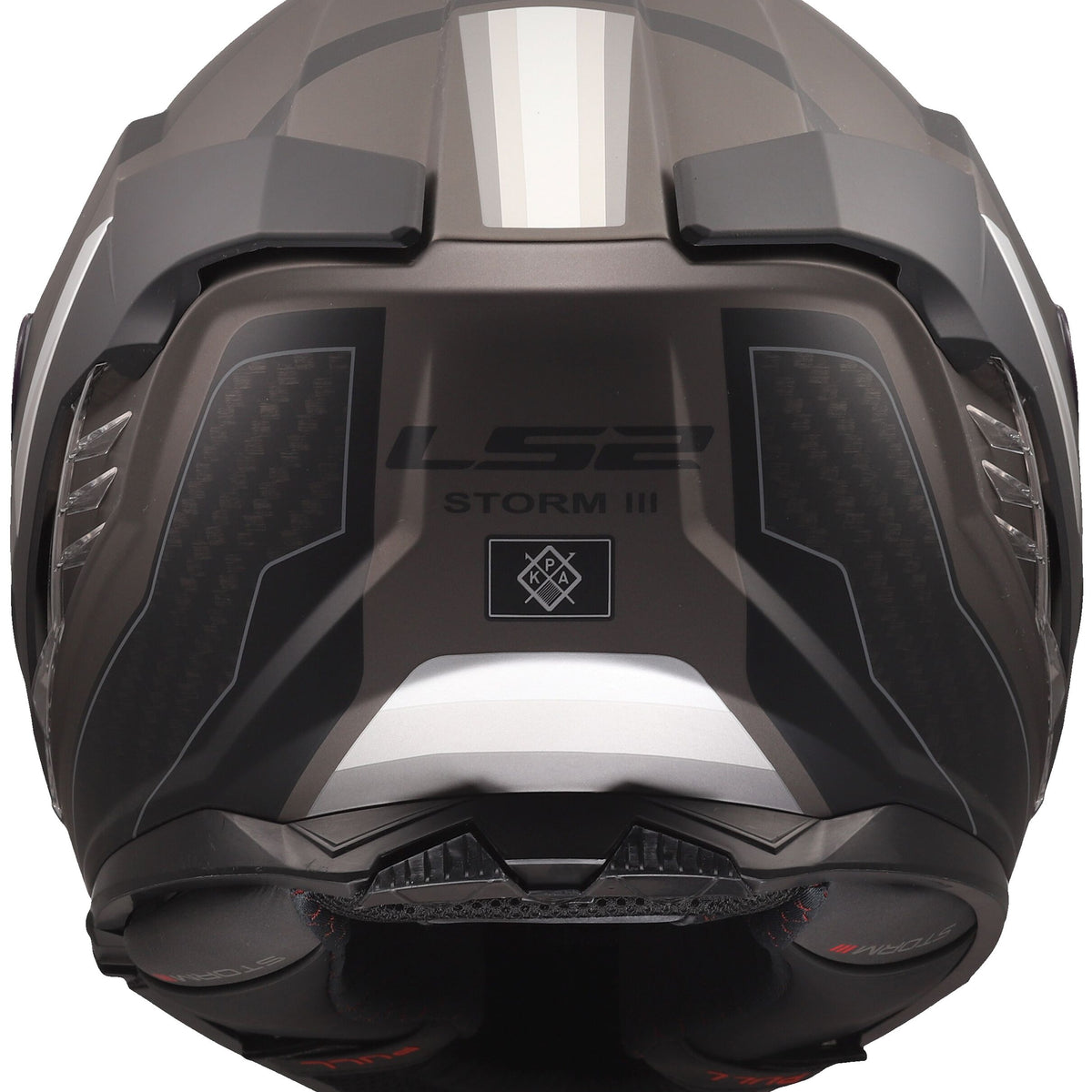 LS2 FF818 Storm III Sporty Zwart Mat/Grijs Integraalhelm ECE 22.06 – foto 4