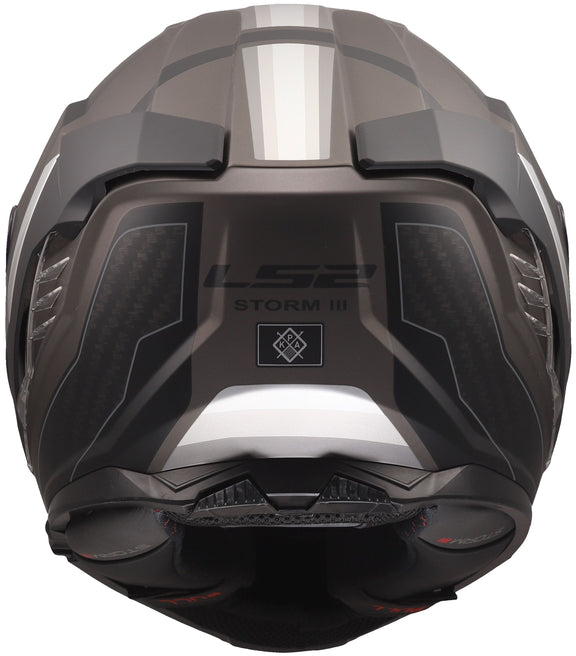 LS2 FF818 Storm III Sporty Zwart Mat/Grijs Integraalhelm ECE 22.06 – foto 4