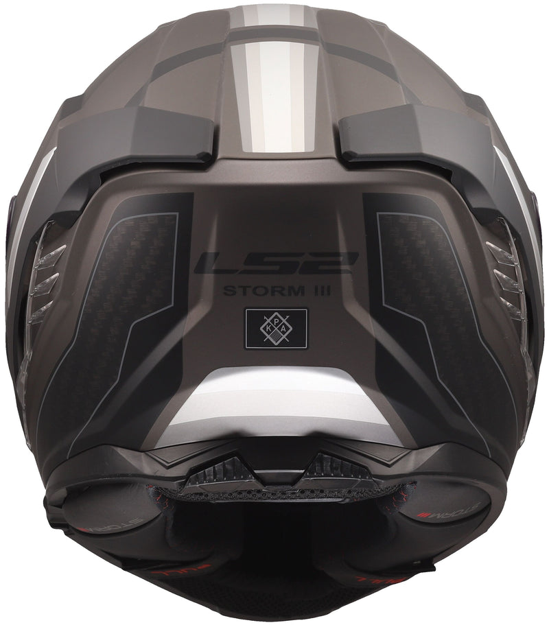 LS2 FF818 Storm III Sporty Zwart Mat/Grijs Integraalhelm ECE 22.06 – foto 4