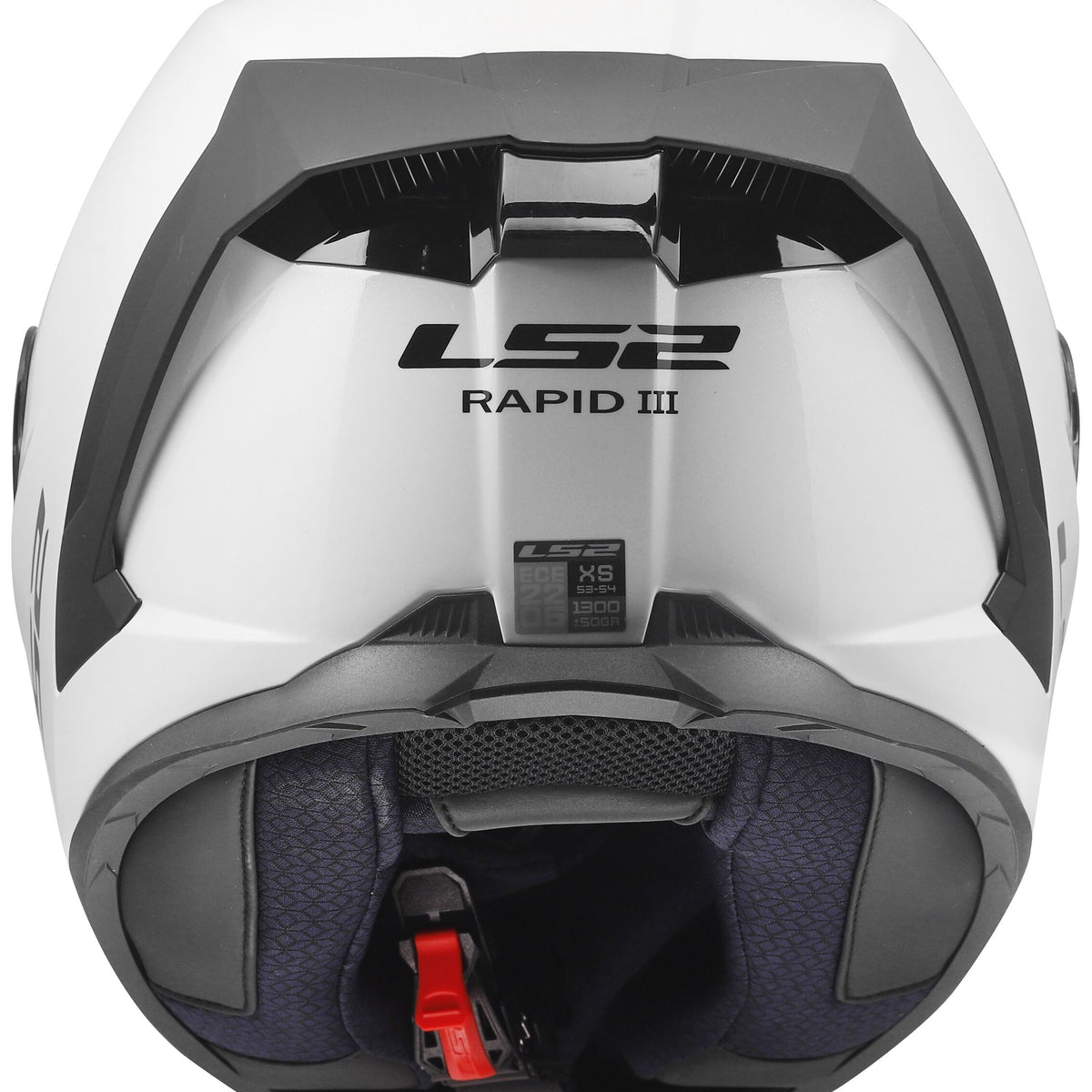 LS2 FF820 Rapid III Solid Wit Integraalhelm ECE 22.06 – foto 2