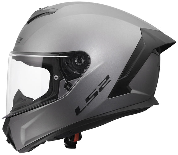 LS2 FF820 Rapid III Solid Mat Titanium Integraalhelm ECE 22.06