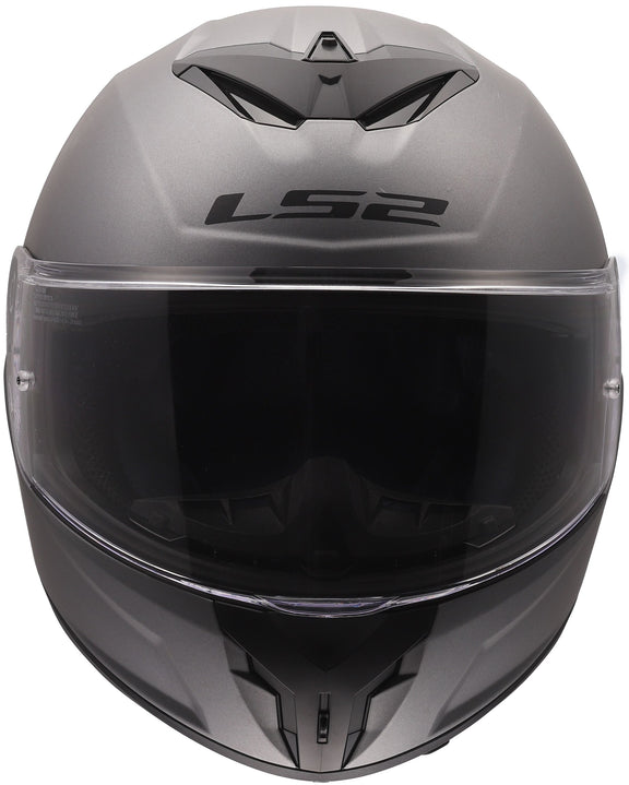 LS2 FF820 Rapid III Solid Titaan Mat Grijs Integraalhelm ECE 22.06