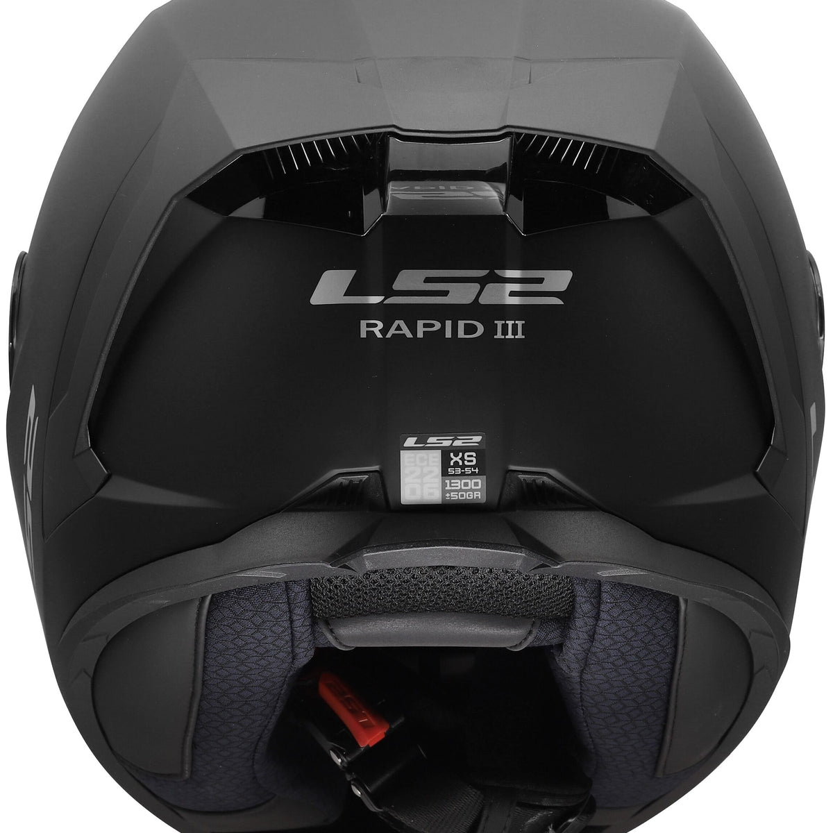 LS2 FF820 Rapid III Solid Mat Zwart Integraalhelm ECE 22.06 – foto 2