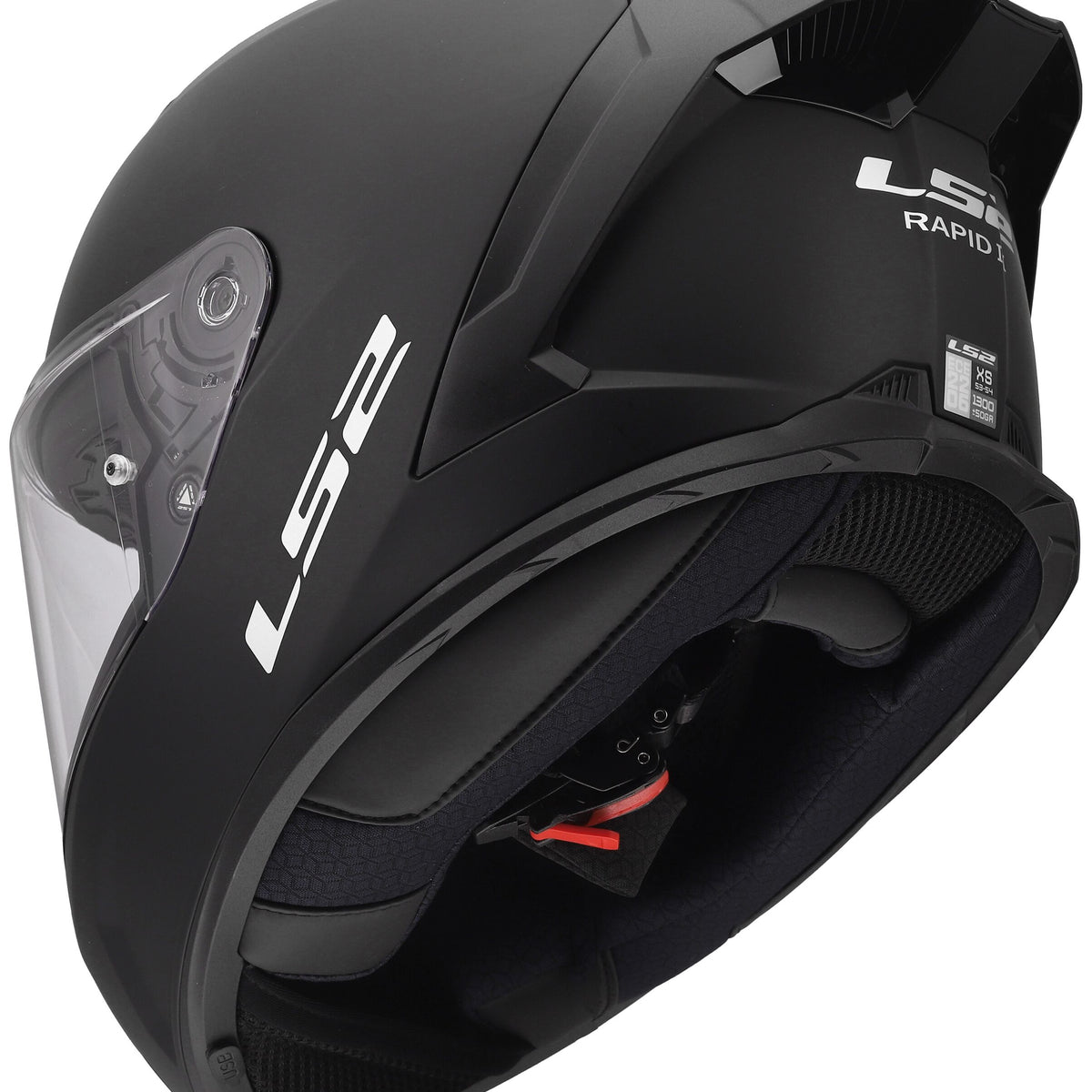 LS2 FF820 Rapid III Solid Mat Zwart Integraalhelm ECE 22.06 – foto 6