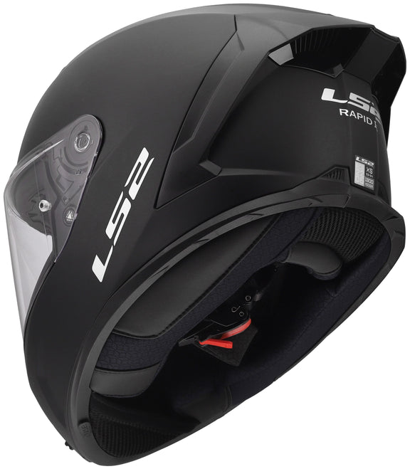 LS2 FF820 Rapid III Solid Mat Zwart Integraalhelm ECE 22.06 – foto 6