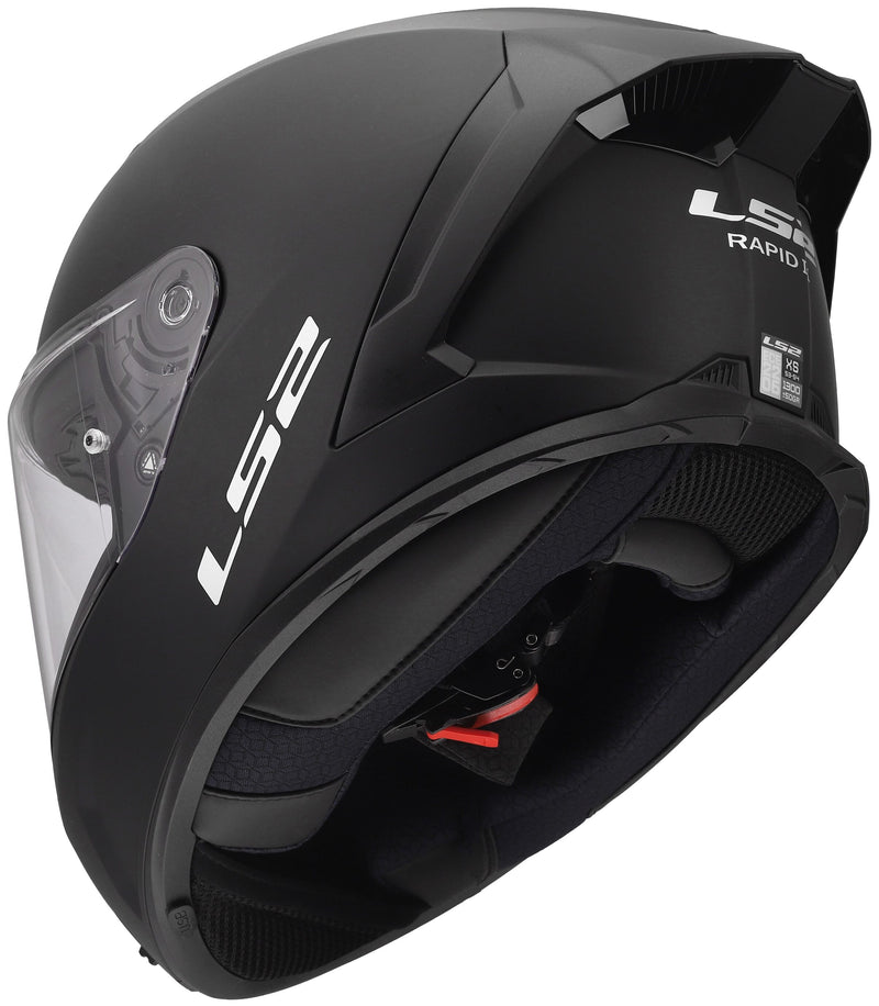 LS2 FF820 Rapid III Solid Mat Zwart Integraalhelm ECE 22.06 – foto 6