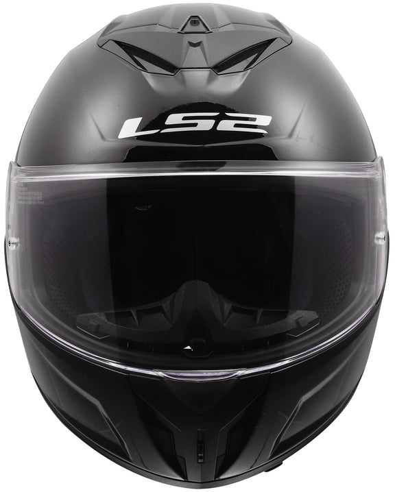 LS2 FF820 Rapid III Solid Zwart Integraalhelm ECE 22.06
