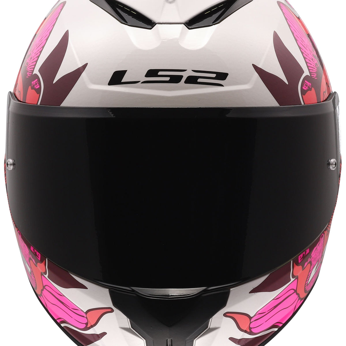 LS2 FF820 Rapid III Poppies Wit/Roze Integraalhelm ECE 22.06