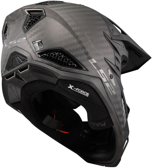 LS2 MX703 X-Force Pro Carbon Mat Crosshelm ECE 22.06 – foto 3