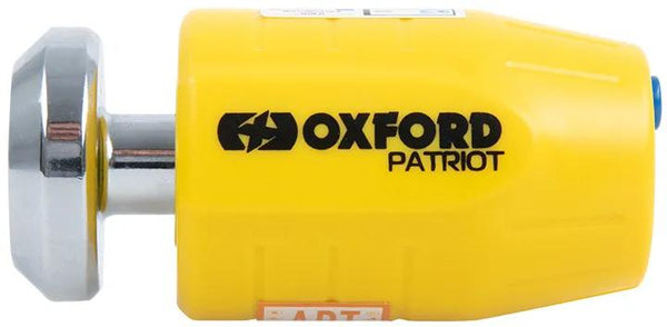 Oxford Patriot Remschijfslot - Geel