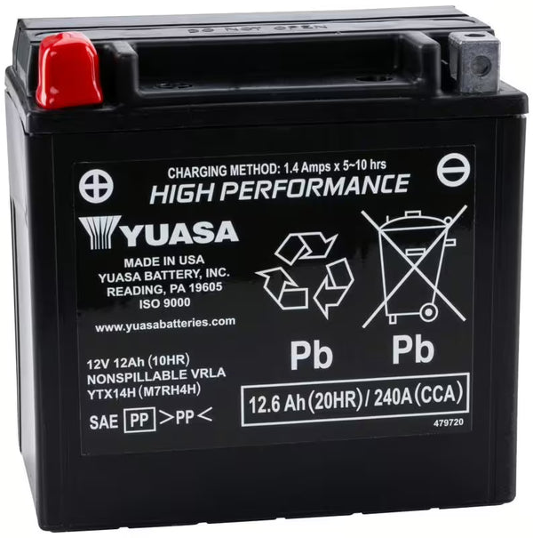 Yuasa YTX14H Motorradbatterie
