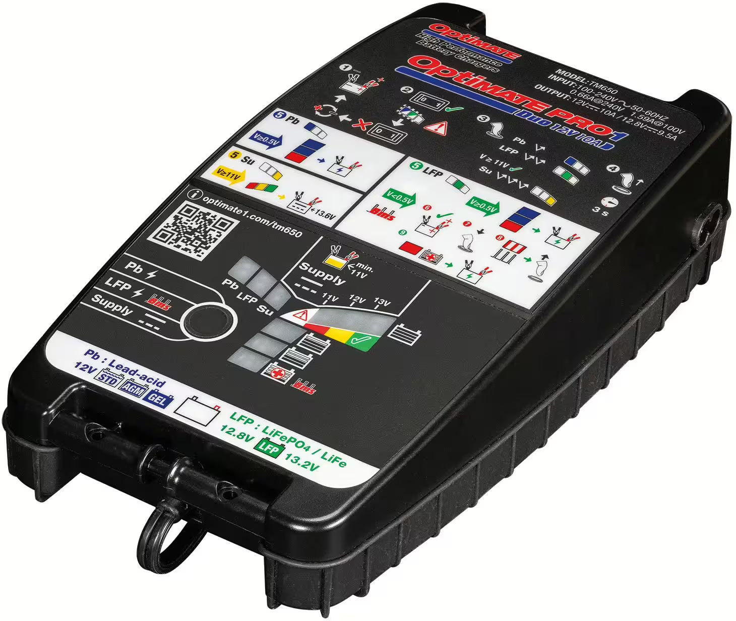 Acculader "OptiMATE PRO-1 DUO" van TECMATE – General Purpose Battery Chargers kopen bij WheelsWork | Motoronderdelen, Gereedschap & Accessoires