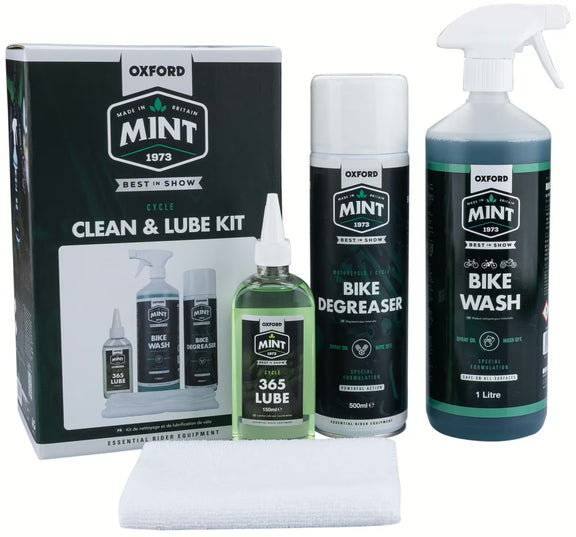 OXFORD reinigingsset "Mint Cycle Chain & Lube Kit" – Vehicle Cleaning kopen bij WheelsWork | Motoronderdelen, Gereedschap & Accessoires