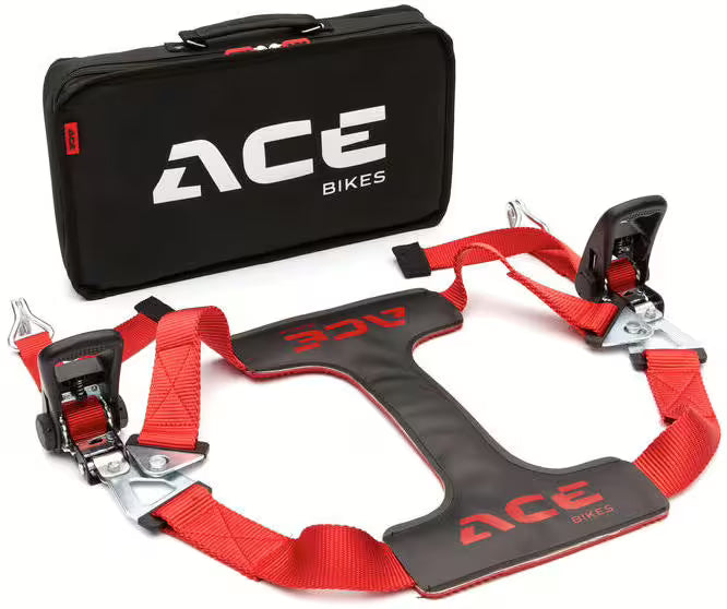 ACE BIKES transportbeveiliging incl. Snelbinders met Ratels en draagtas – Vehicle Alarms & Locks kopen bij WheelsWork | Motoronderdelen, Gereedschap & Accessoires