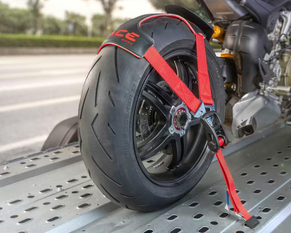 ACE BIKES transportbeveiliging incl. Snelbinders met Ratels en draagtas – Vehicle Alarms & Locks kopen bij WheelsWork | Motoronderdelen, Gereedschap & Accessoires