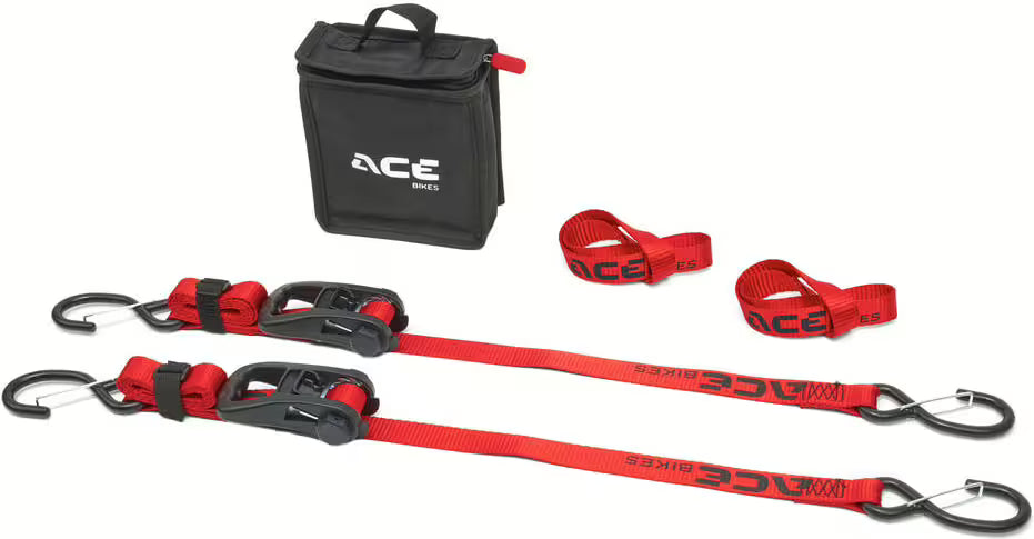 ACE BIKES "RATCHET PRO" set spanbanden – Motor Vehicle Cargo Nets kopen bij WheelsWork | Motoronderdelen, Gereedschap & Accessoires