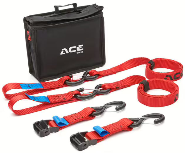 ACE BIKES "Cam Buckle Premium" lashing strap set