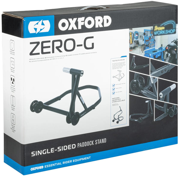Oxford ZERO-G Single Sided Paddockstand - Zwart