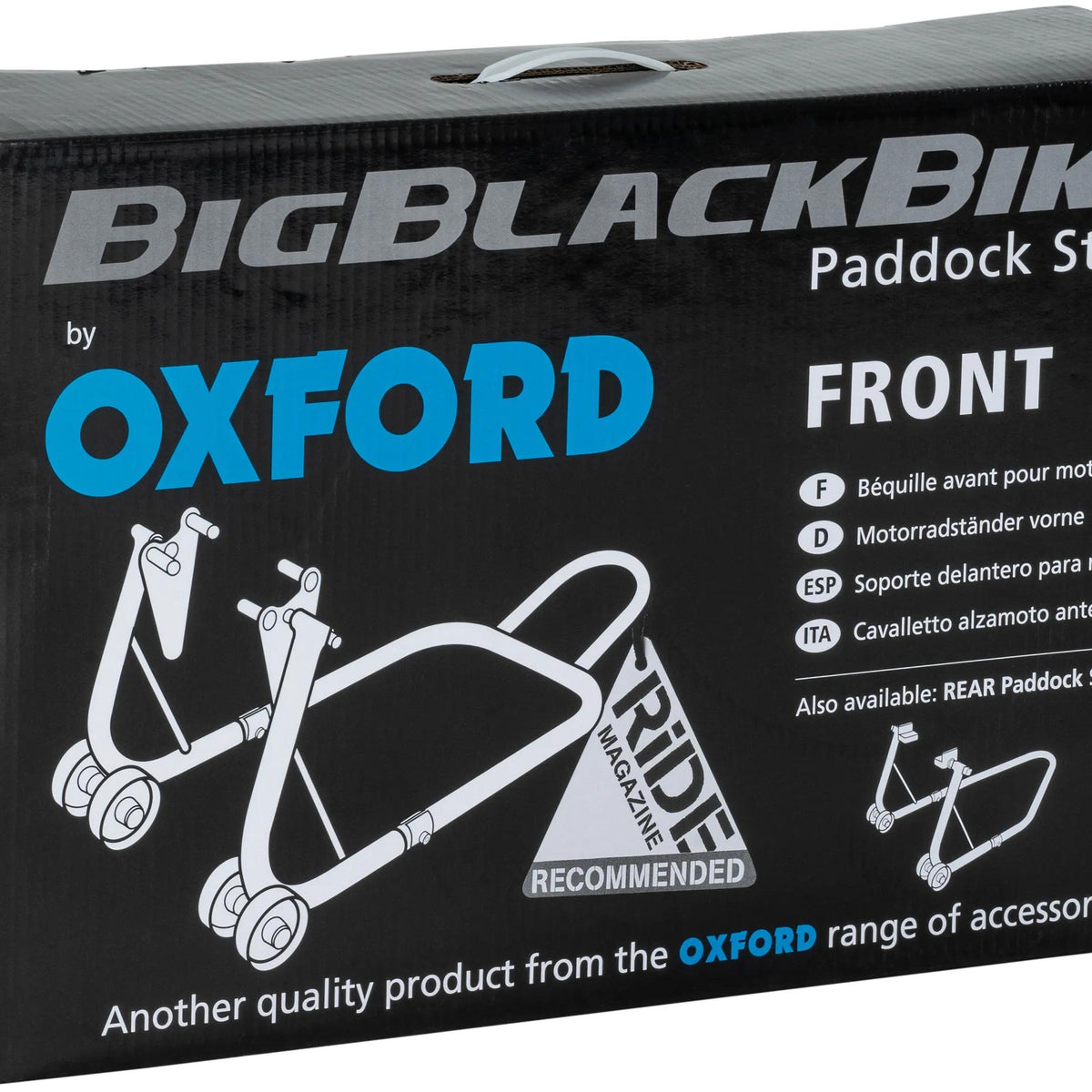 Oxford Big Black Bike Paddockstand - Zwart - foto 3