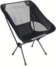 Oxford Opvouwbare Campingstoel Zwart - Aluminium Frame met Draagtas