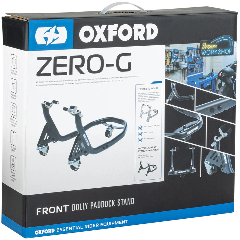 Oxford ZERO-G-Dolly Paddockstand - Zwart - foto 3