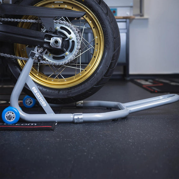 Oxford Premium Rear Paddock Stand Paddockstand - Zilver - foto 6