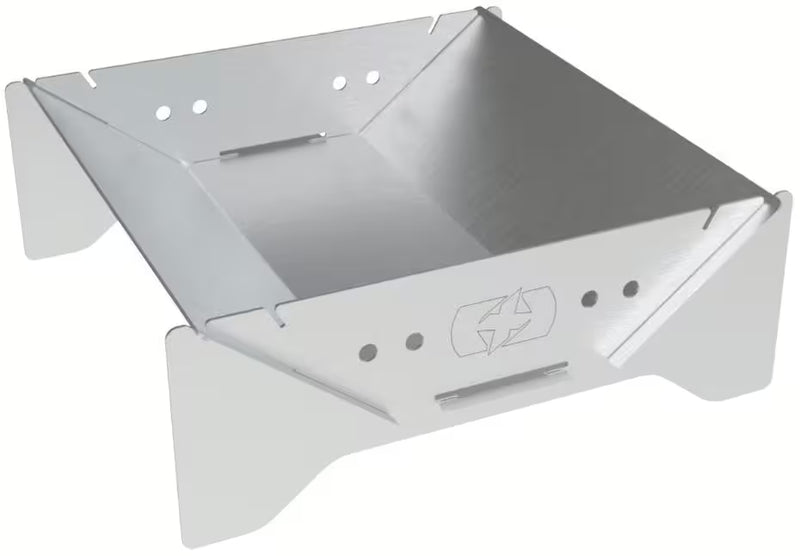 Oxford Folding Grill – Stainless Steel Campfire Grill with Carrying Bag