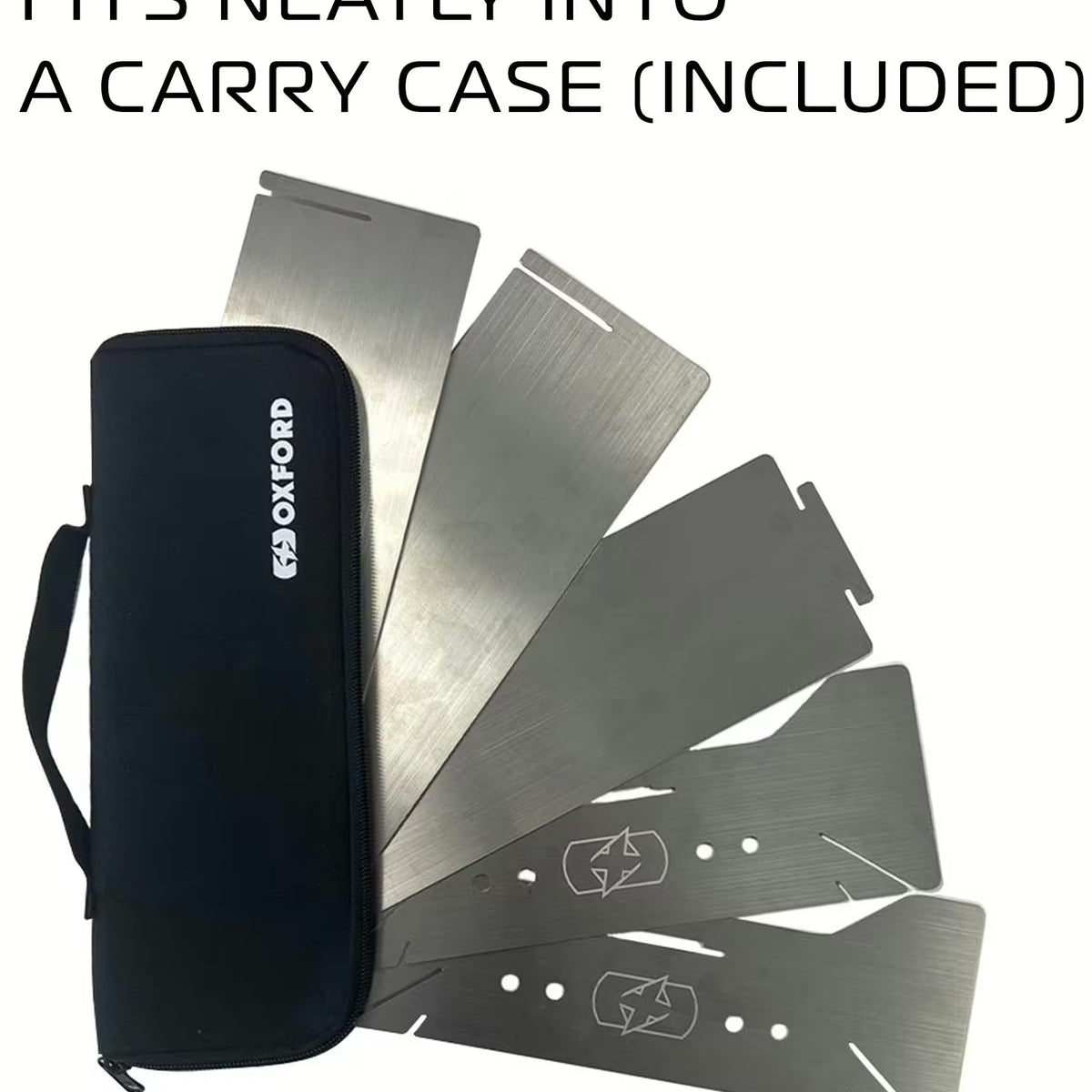 Oxford Klappgrill – Edelstahl-Lagerfeuergrill mit Tragetasche