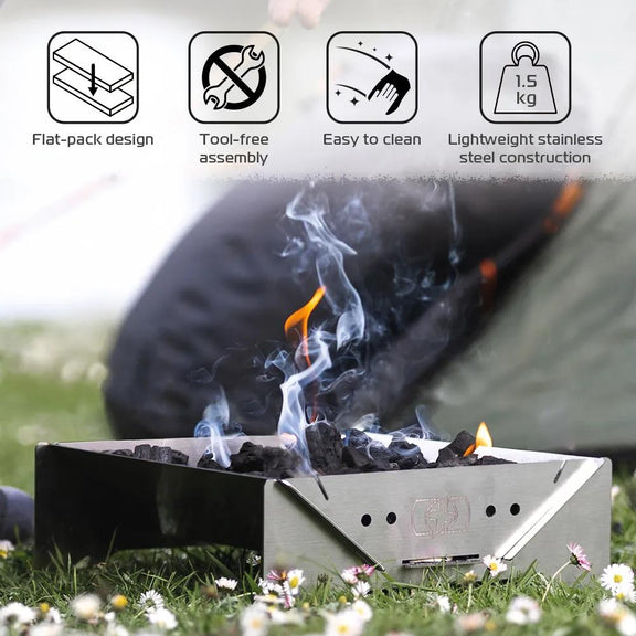 Oxford Opvouwbaar Campinggrill - foto 3