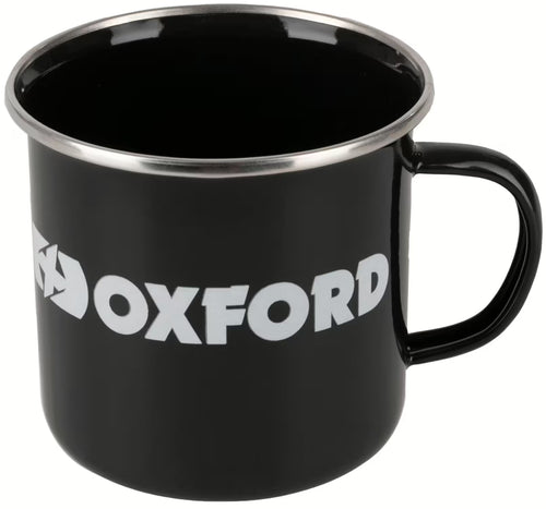 Oxford Campingmok 350 ml – Emaille Beker van Koolstofstaal