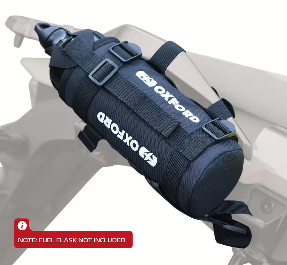 Oxford Water Bottle Bag Black – 600D Polyester Bottle Holder 1–1.5 Liters