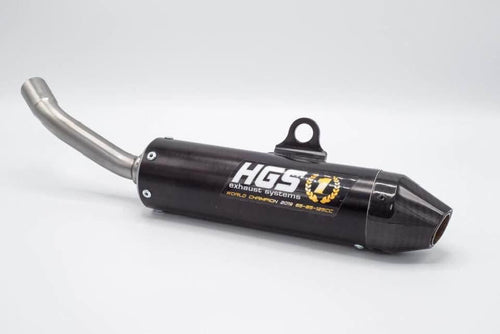 HGS Einddemper 2-takt carbon zwart Husqvarna TC85 / KTM 85 SX 2025-2026