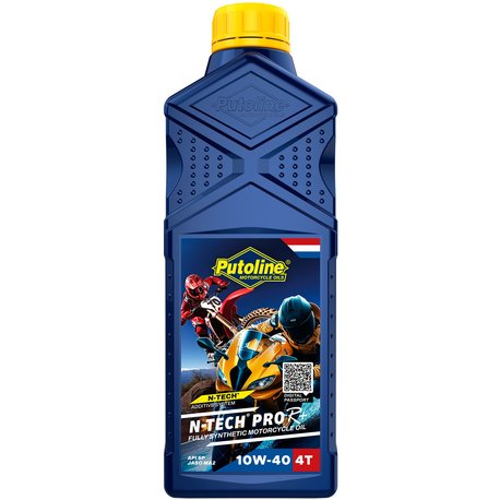Putoline N-Tech® Pro R 10W-40 motorolie 1 liter