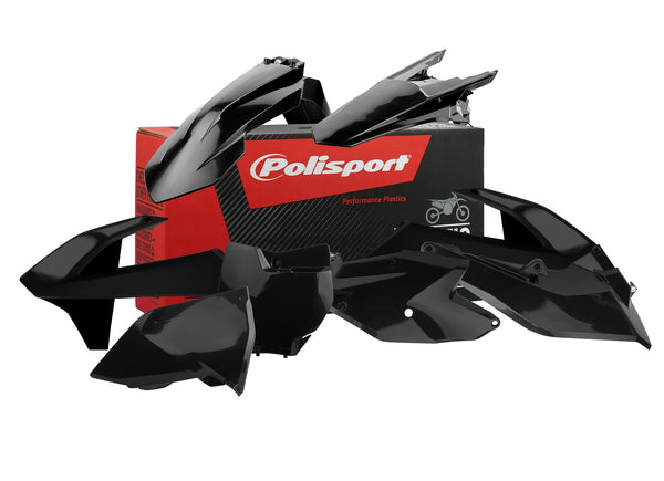 Polisport Plasticset Zwart KTM 125 SX/150 SX 2016-2018