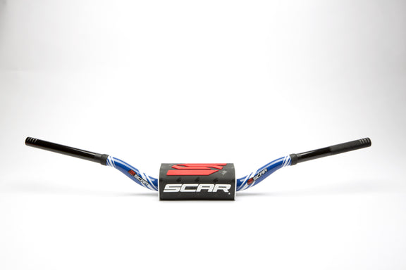 Scar O² Stuur Ø28,6 mm Yamaha YZ/YZF pa Stuur blauw, Stuur zwart