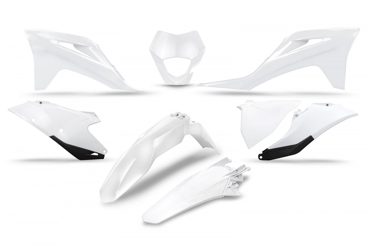 UFO Plasticset Wit GAS GAS EC250/EC250F 2021-2023