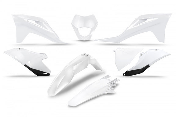 UFO Plasticset Wit GAS GAS EC250/EC250F 2021-2023