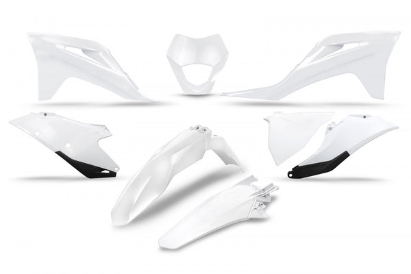 UFO Plasticset Wit GasGas EC250/EC250F 2021-2023