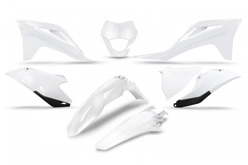 UFO Plasticset Wit GAS GAS EC250/EC250F 2021-2023