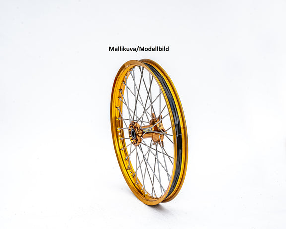 Haan Compleet Wiel 21x1,60 Suzuki RMZ 250 RMZ 450 2005-2024 Naaf magnesium, Velg goud