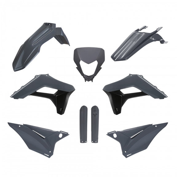 Polisport Plasticset Grijs SHERCO SE-F250R/SE-F300 2024