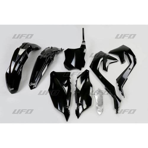UFO Plasticset Zwart Kawasaki KX250F/KX450F 2019-2024