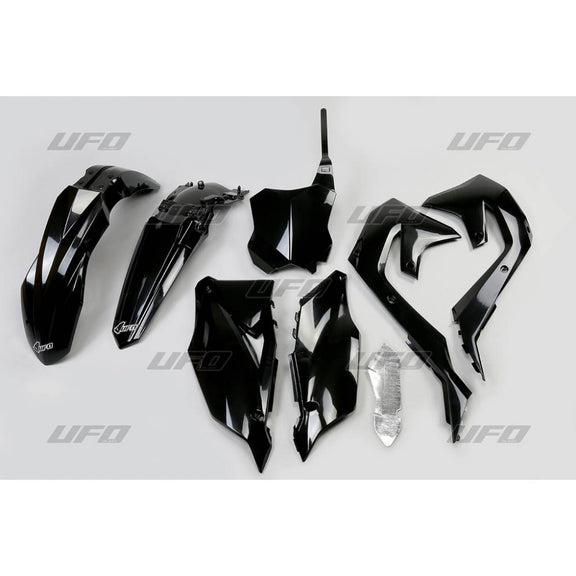 UFO Plasticset Zwart KAWASAKI KX250F/KX450F